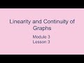 Understanding Linear and Discrete Functions