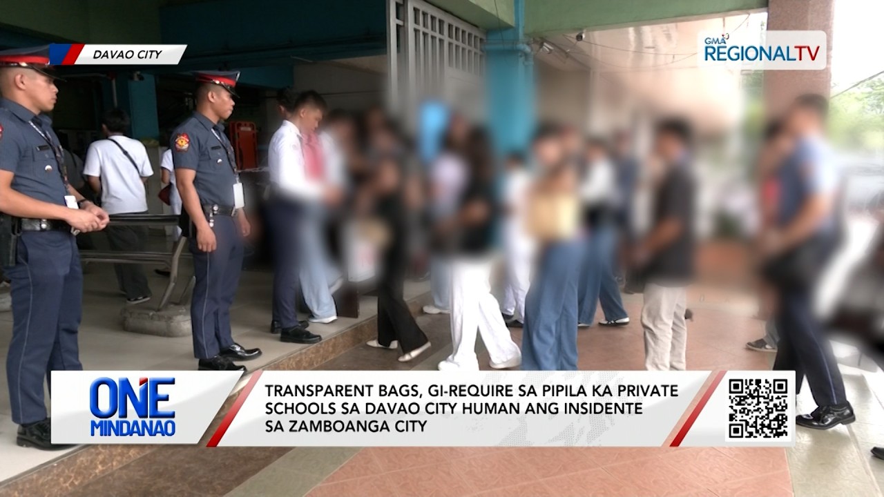 Transparent bags, gi-require sa pipila ka private schools I One Mindanao