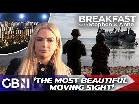 'Remarkable' D-Day landings honoured on 80 year anniversary with 'beautiful, moving' tribute