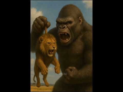 Kingkong hero 🦍🐘 #shorts #kingkong #singa #harimau #gajah