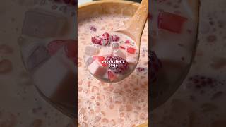 Making the Easiest Valentine's Dessert 💕 (Valentine's Sago)