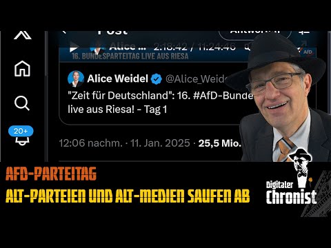 AfD Parteitag - Die Alt-Parteien und die Alt-Medien saufen ab!