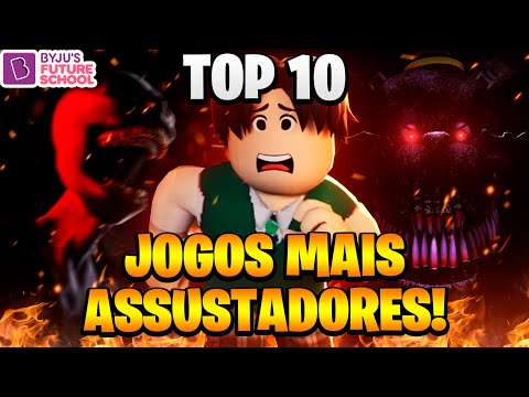 TOP 10 MELHORES JOGOS DE TERROR DO ROBLOX EM 2023!