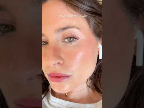 Finally getting the “it” skin at 33! ✨#skincaretips