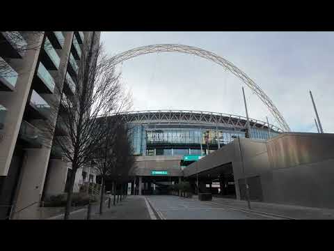 『サッカー日本代表がウェンブリースタジアム歴史的勝利』年始のロンドン【イギリス】WEMBLEY stadium London at new year day [UK]2026/1/1