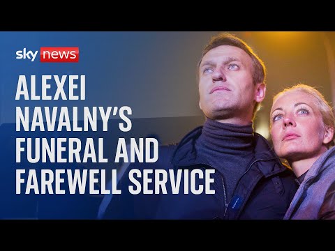 Watch live: Russian opposition leader Alexei Navalny's funeral and farewell service