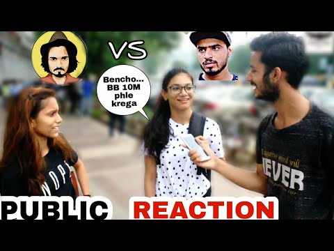 BB ki vines Vs Amit Bhadhana | Who will Hit 10M first |Delhi public Reaction