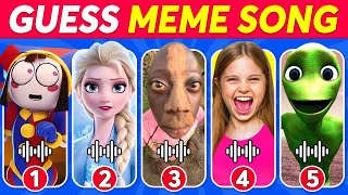 GUESS MEME & WHO'S SINGING🎤🎵🔥| Lay Lay, King Ferran, Salish Matter, MrBeast, Elsa, Tenge