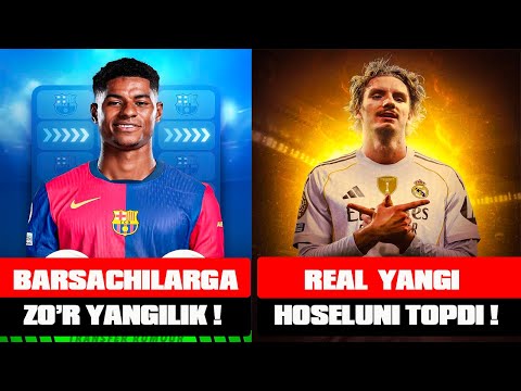 BARSACHILARGA ZO'R YANGILIK ! REAL YANGI HOSELUNI TOPDI! MBAPPE VA PSG BILAN KATTA URUSH VA BOSHQA