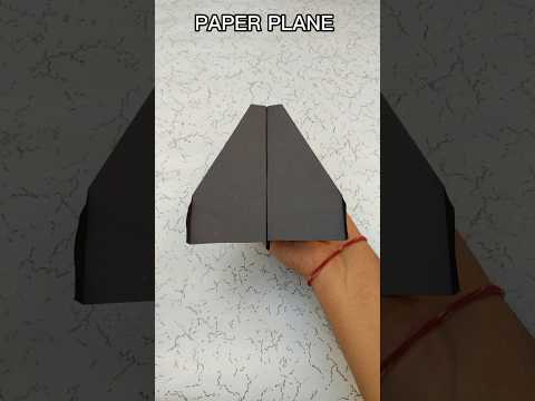 HOW TO MAKE A PAPER PLANE THAT'S FLIES FAR #SHORTS #VIRAL #ORIGAMI  #PAPERPLANE