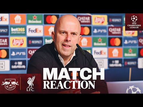 Arne Slot Reacts to 'Dominant' Champions League Performance | RB Leipzig 0-1 Liverpool