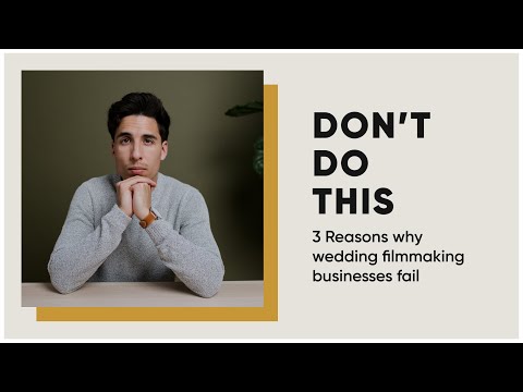 Top 3 Mistakes Wedding Filmmakers Make in Their Business