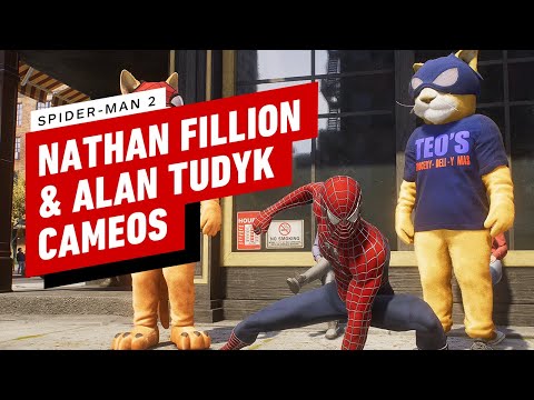 Spider-Man 2 Easter Egg - Nathan Fillion and Alan Tudyk Bodega Cat Mascot