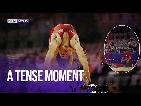 Tense Moment: Gabriel Langton Falls During Men's Team Final