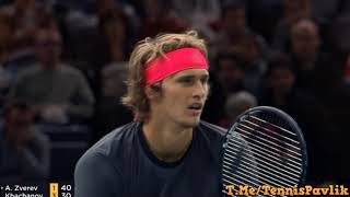 Alexander Zverev vs Karen Khachanov Highlights
