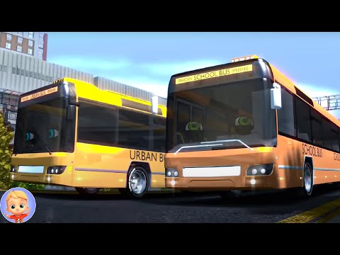 All Aboard! The Bus Song for Kids with Wheels on the Bus by Kids Channel Nursery Rhymes