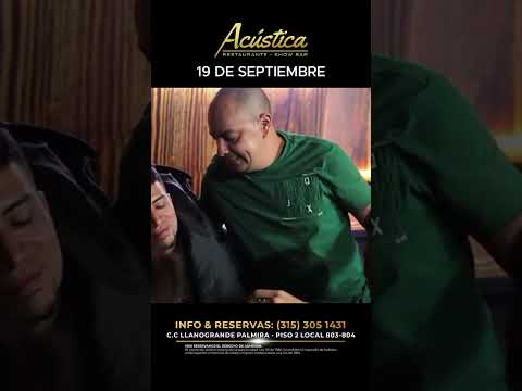 El Rey de la Cantina en Acústica Show Bar Palmira