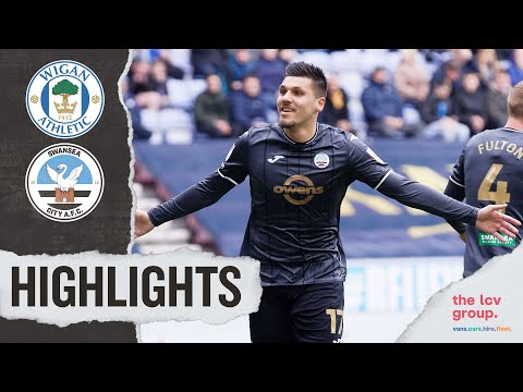 Wigan Athletic v Swansea City | Highlights