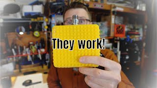 I made Lego clipless pedals!