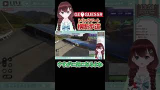 【GEOGUESSR切り抜き】トリックアート横断歩道【舞音マリア】 #shorts #Vtuber