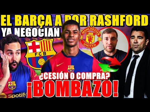 💣¡BOMBAZO! BARÇA NEGOCIA con RASHFORD ¡Lo QUIERE CEDIDO YA! ASÍ lo ASEGURAN - SERÁ una GRAN OPCIÓN