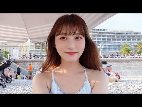 【夏休み】自炊しながら住むように暮らすニース旅【海 | スーパー | 街ぶら】