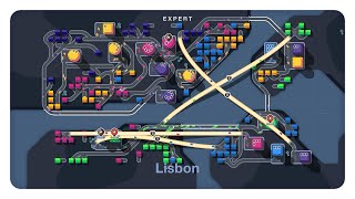 Lisbon Expert Mode (Mini Motorways 084)