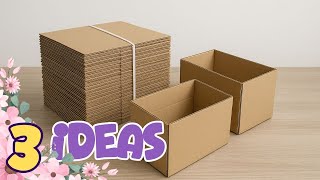 Don’t Throw That Box Yet! Try These 3 Easy DIY Projects