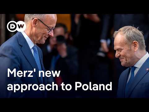 Germany's new Chancellor Friedrich Merz meets Poland's PM Donald Tusk | DW News