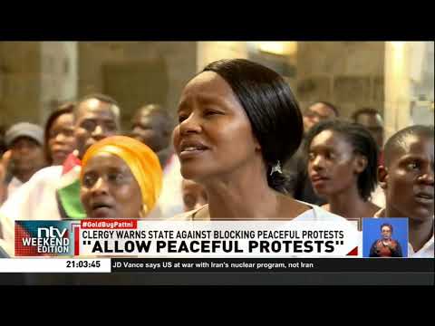 YouTube video thumbnail: Kenyans Hold a Service to Honour Victims of June 25, 2024 Protests