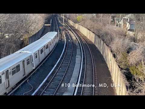 25 (Mostly) Above Ground Metro Systems from Around the World