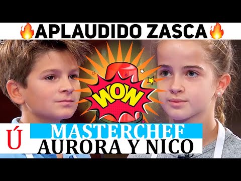 ¡Wow! ¡Lo que pasó en Masterchef! El sonado zasca de Aurora a Nico en MasterChef Junior 8