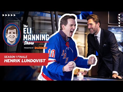 Eli Plays Air Hockey with Henrik Lundqvist  | The Eli Manning Show video clip