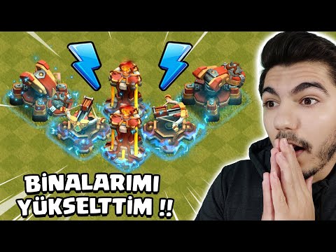 SAVUNMA BİNALARINI SÜPER SARJLADIM !! - Clash Of Clans