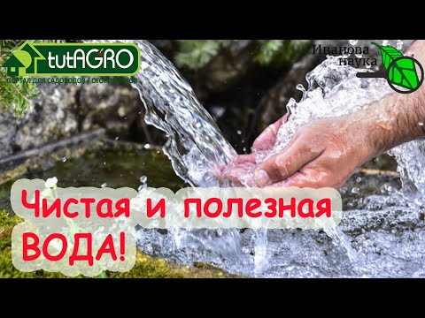 Чистим воду без фильтров. Вода вкусная, полезная, без нитратов и с лечебными свойствами!