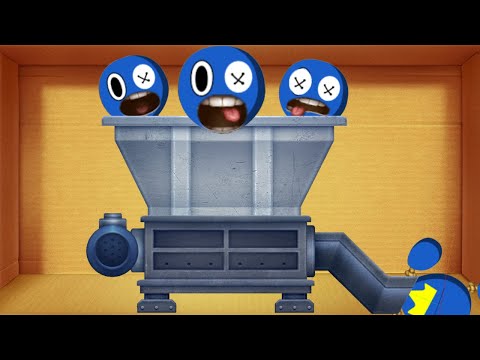Rainbow Friends vs Shredding Machine - Kick The Buddy Newest Update Part 2