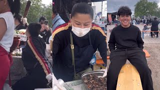 Thai Festival Darmstadt ￼Germany ถูกรับเชิญให้มาเป็นแม่ค้าจำเป็นในงานไทย มัน ม้วน เมา🤣