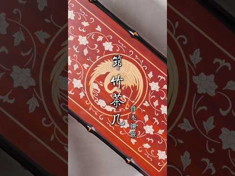 Master Bamboo Coffee Table | Traditional Bamboo Craftsmanship & Luxury Wood Inlay