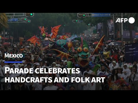 Mexican Alebrijes Parade showcases colorful sculptures ahead of Day of the Dead | AFP