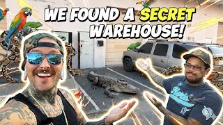 I Found a SECRET Warehouse Full of Exotic Animals… 😱