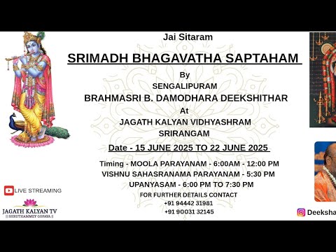 Day 2 sapthaham at Srirangam