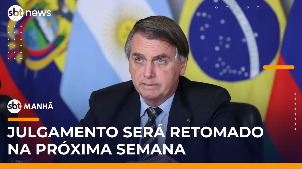 SBT Notícias: Julgamento de Bolsonaro entra em fase final no STF