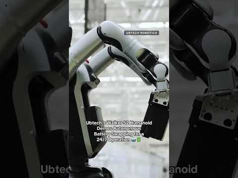 UBTECH’s Humanoid Robot Can Swap Its Own Battery