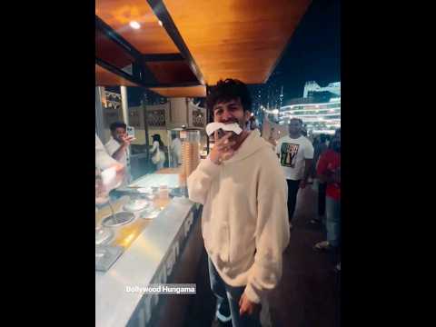 #kartikaaryan &nbsp;patiently waiting to devour his Turkish ice-cream is the cutest thing ever! #viral
