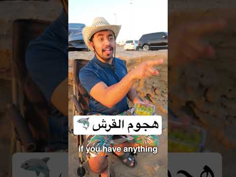 طريقة التعامل مع هجوم القرش 🦈😂