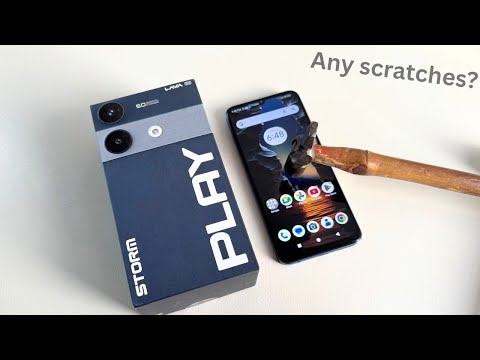 Lava Storm Play 5g Scratch Test