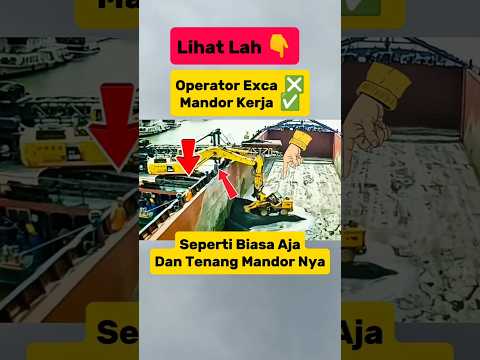Dijadikan Tvmbal Kerja ya #short #work #pekerja #excavator #trending #driving