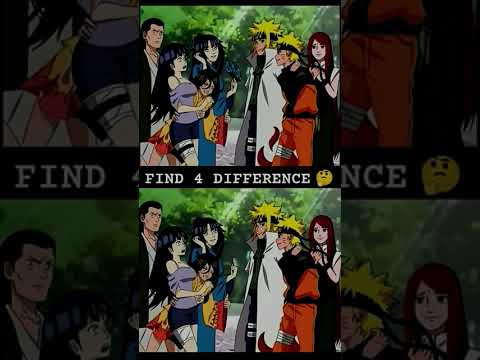 find only 4 difference between photo I give 570Rs💸✅#anime #memes#kakashi #naruto #madara #hinata