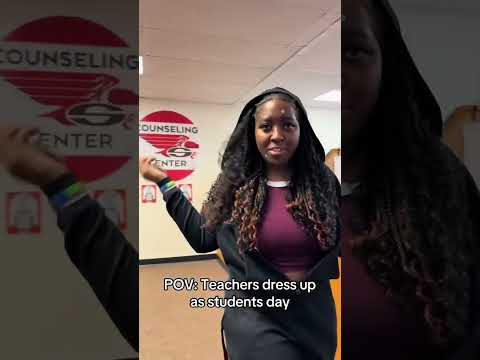 teachers dress like students