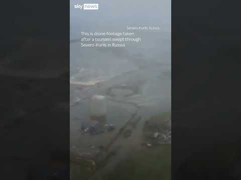 Tsunami Aftermath in Severo-Kurils, Russia